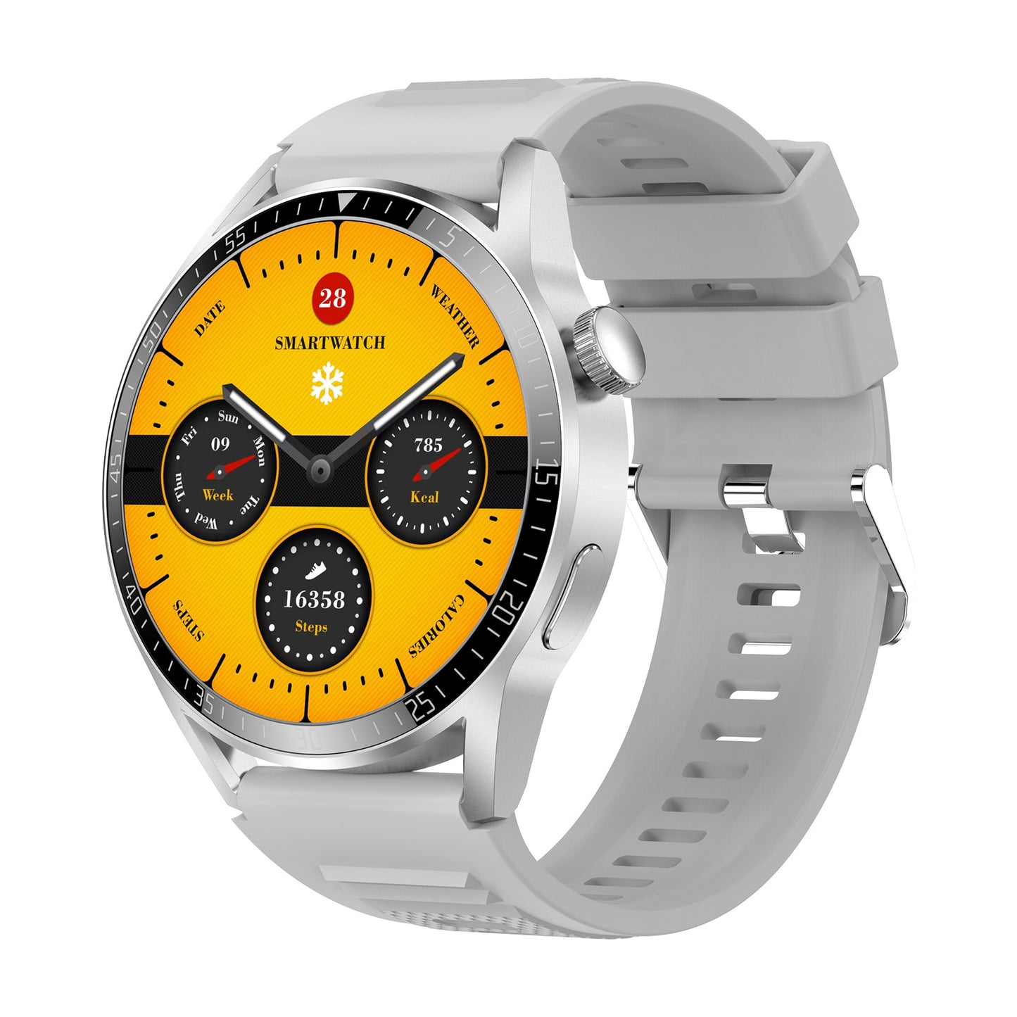 Smart Watch Round Bluetooth Call Outdoor Sports Multi-function Heart Rate Health