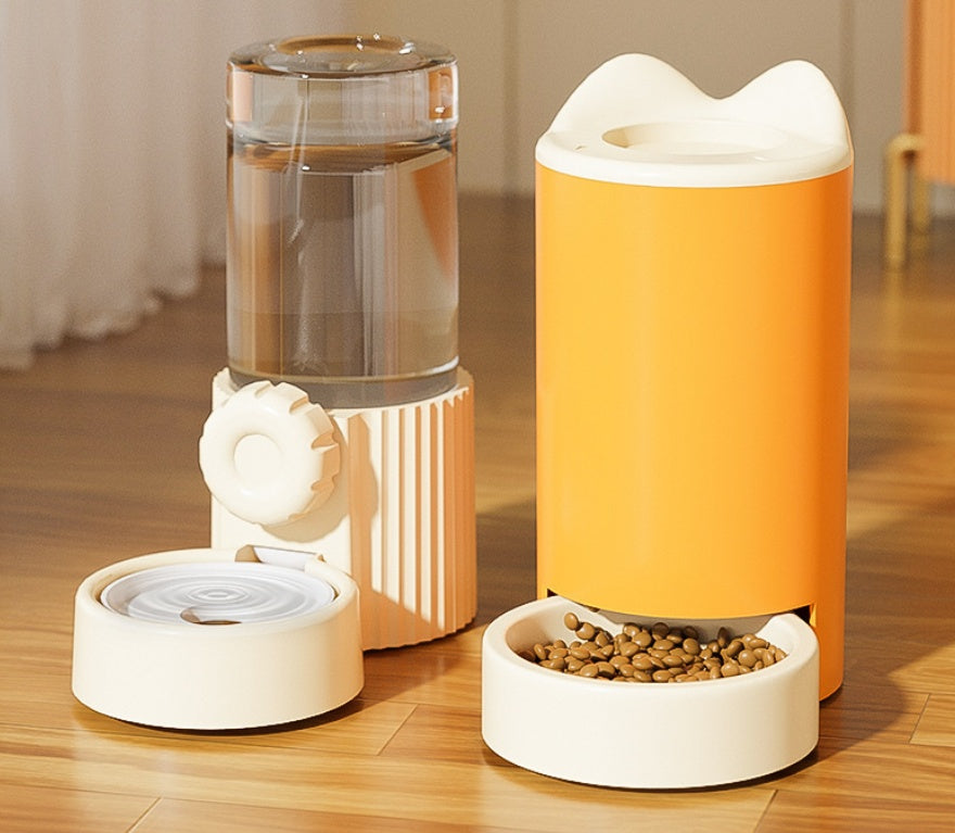 Cat Water Dispenser, Cat Food Automatic Feeder, Pet Dog Drinking Bowl