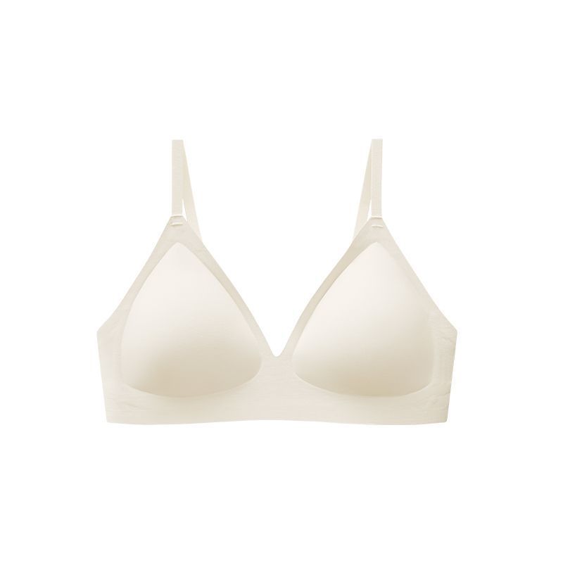 Seamless Invisible Support With A Drooping Underwire Triangle Cup Wrap Style Bra