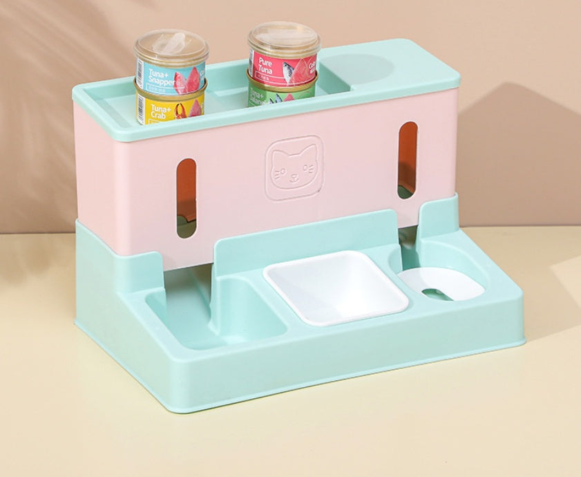 New Model Pet Cat Automatic Water Dispenser Dog Feeder Water Dispenser Combined Dog Pet Supplies