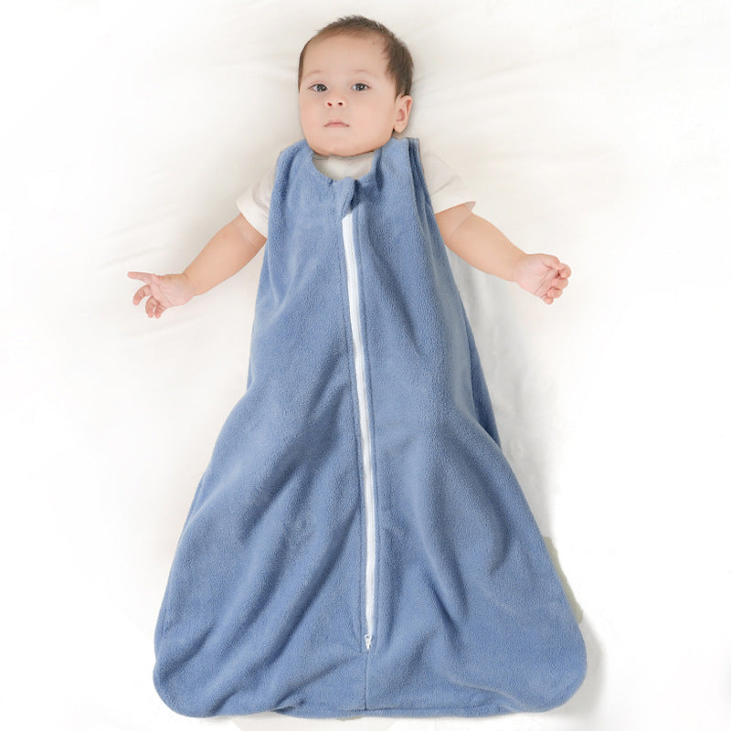 Fleece Autumn Newborn Baby Anti-Kick Warm Sleeping Bag