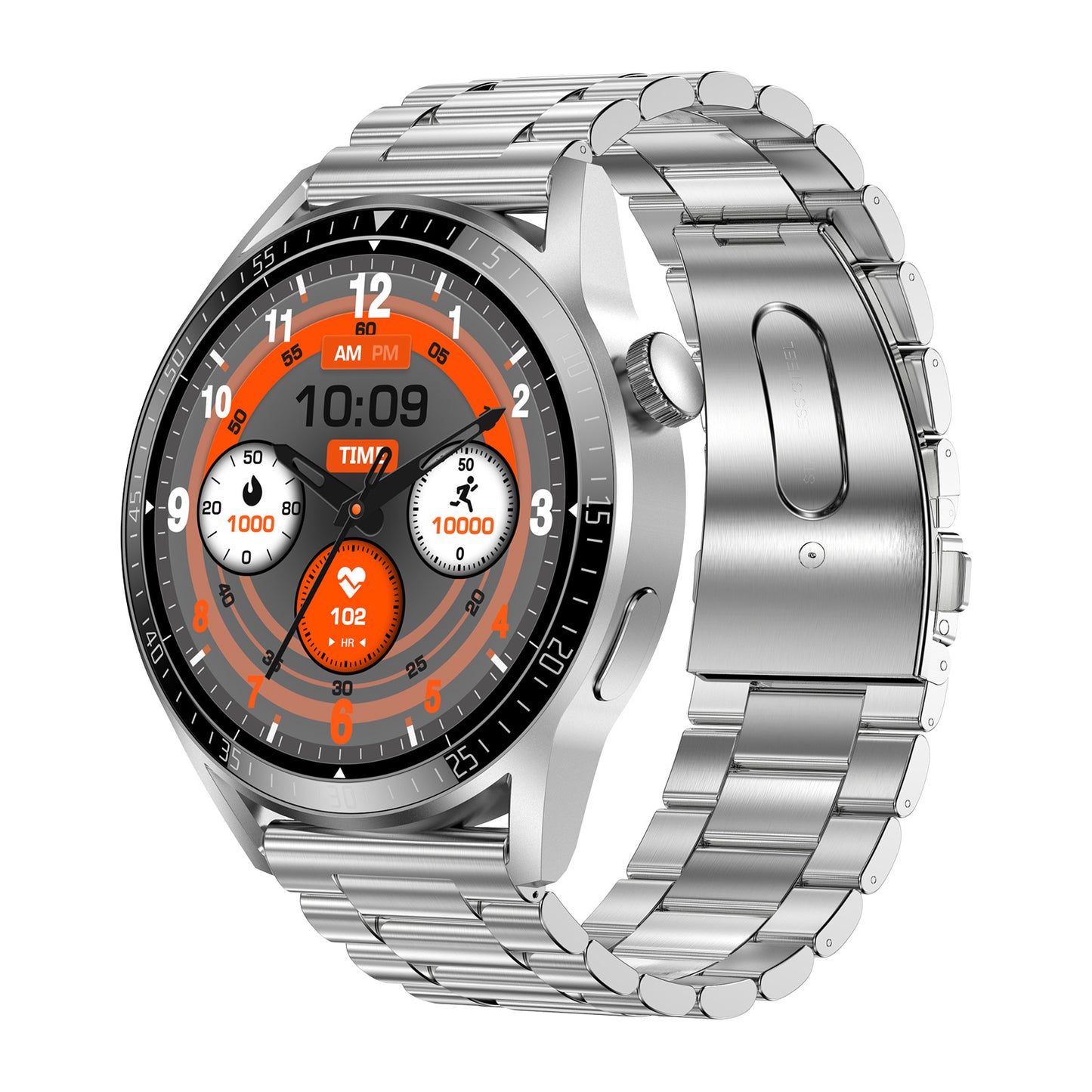 Smart Watch Round Bluetooth Call Outdoor Sports Multi-function Heart Rate Health