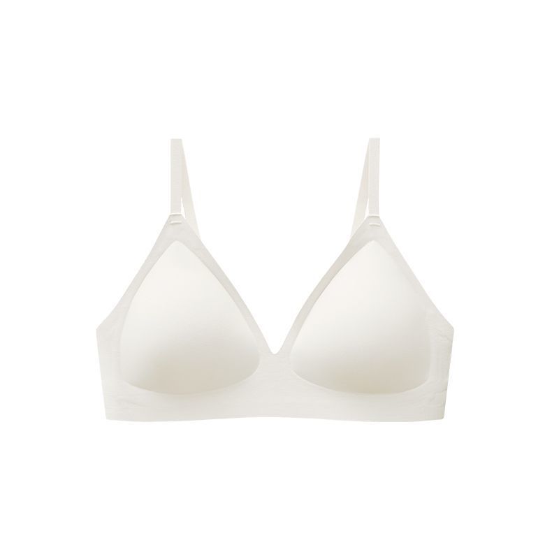 Seamless Invisible Support With A Drooping Underwire Triangle Cup Wrap Style Bra