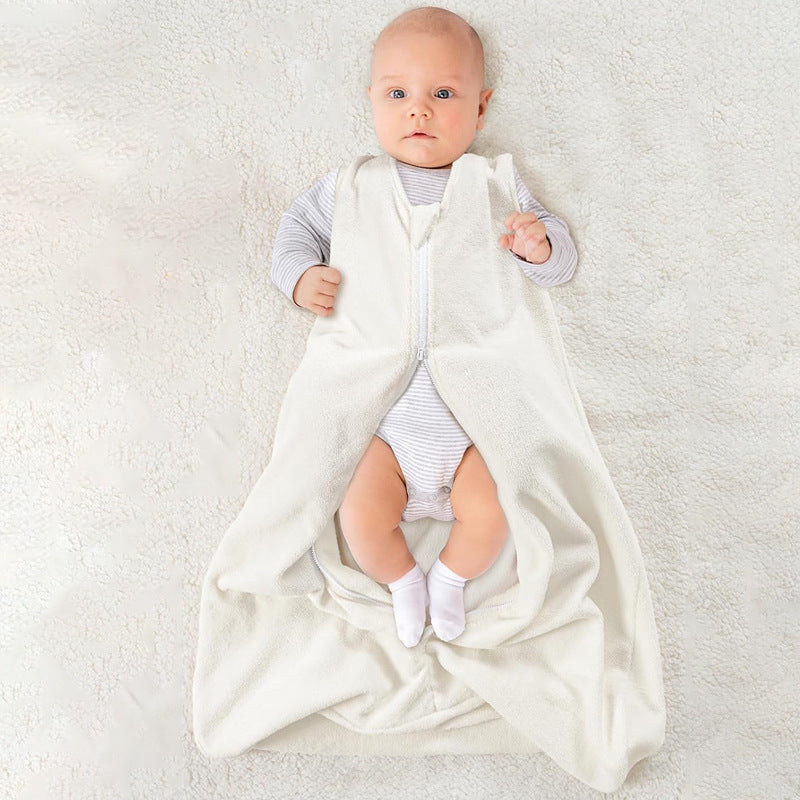 Fleece Autumn Newborn Baby Anti-Kick Warm Sleeping Bag