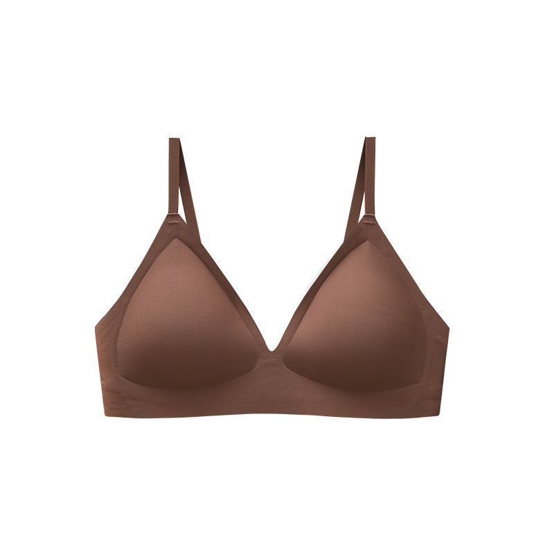 Seamless Invisible Support With A Drooping Underwire Triangle Cup Wrap Style Bra