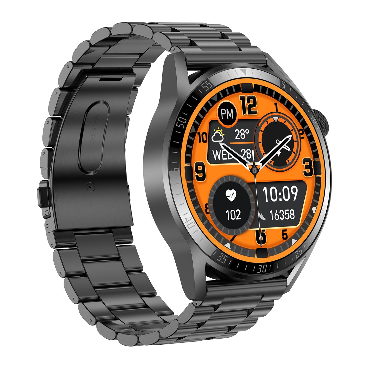 Smart Watch Round Bluetooth Call Outdoor Sports Multi-function Heart Rate Health