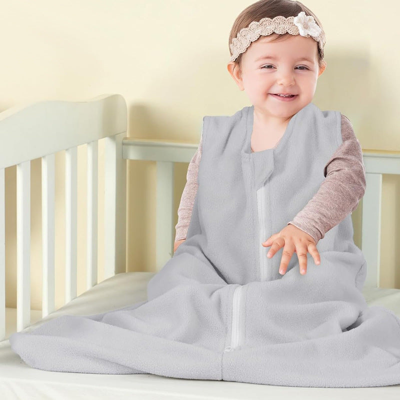 Fleece Autumn Newborn Baby Anti-Kick Warm Sleeping Bag