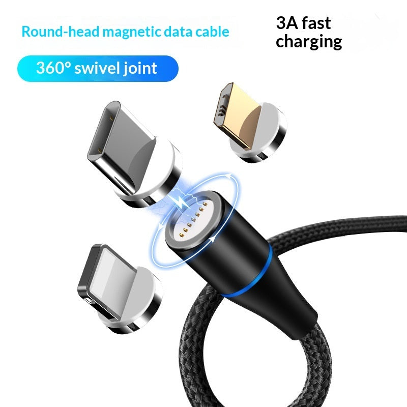 Fast-charging Data Cable Supports 3A5A Magnetic Charging Cables