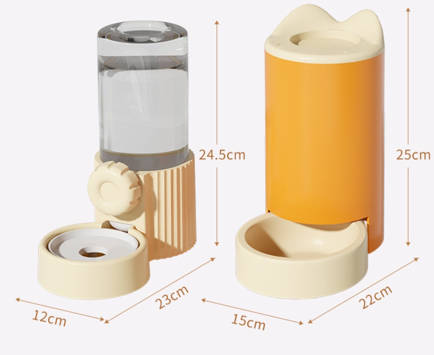 Cat Water Dispenser, Cat Food Automatic Feeder, Pet Dog Drinking Bowl