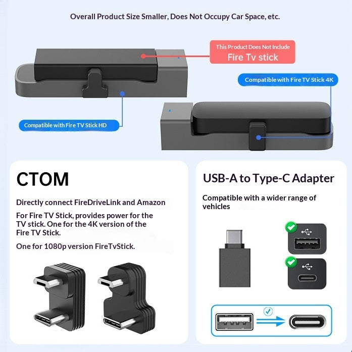 HDMI Adapter Compatible With Amazon Fire TV Stick
