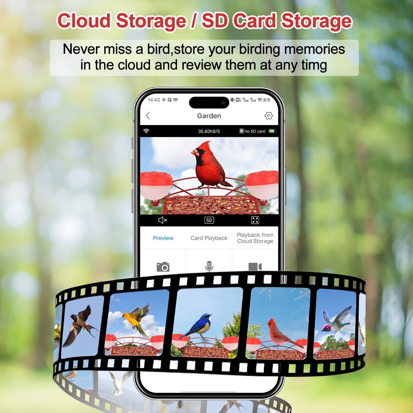 AI-powered Solar-powered Smart Bird Feeder