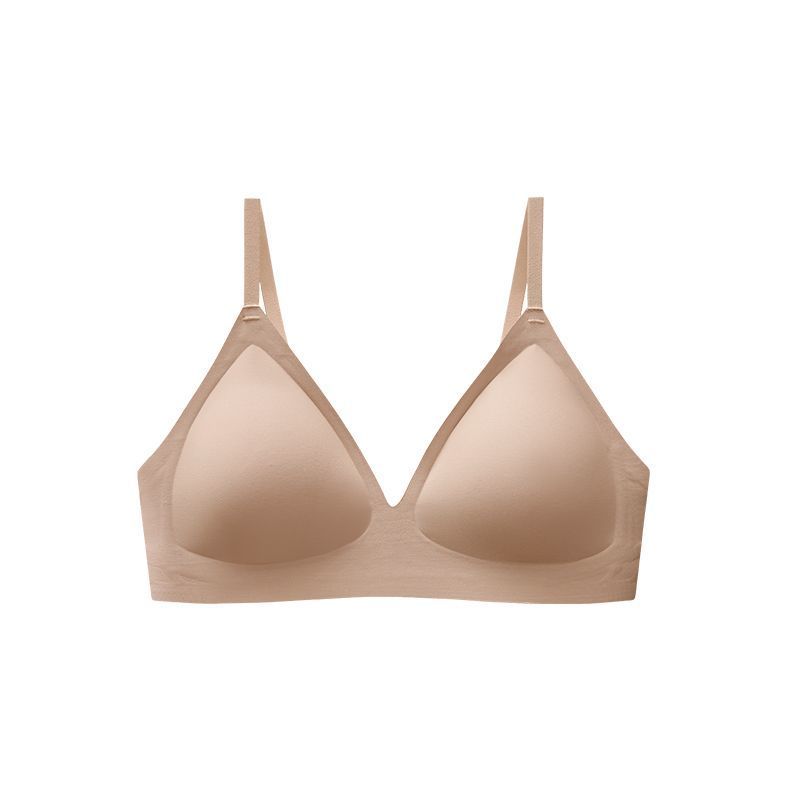 Seamless Invisible Support With A Drooping Underwire Triangle Cup Wrap Style Bra