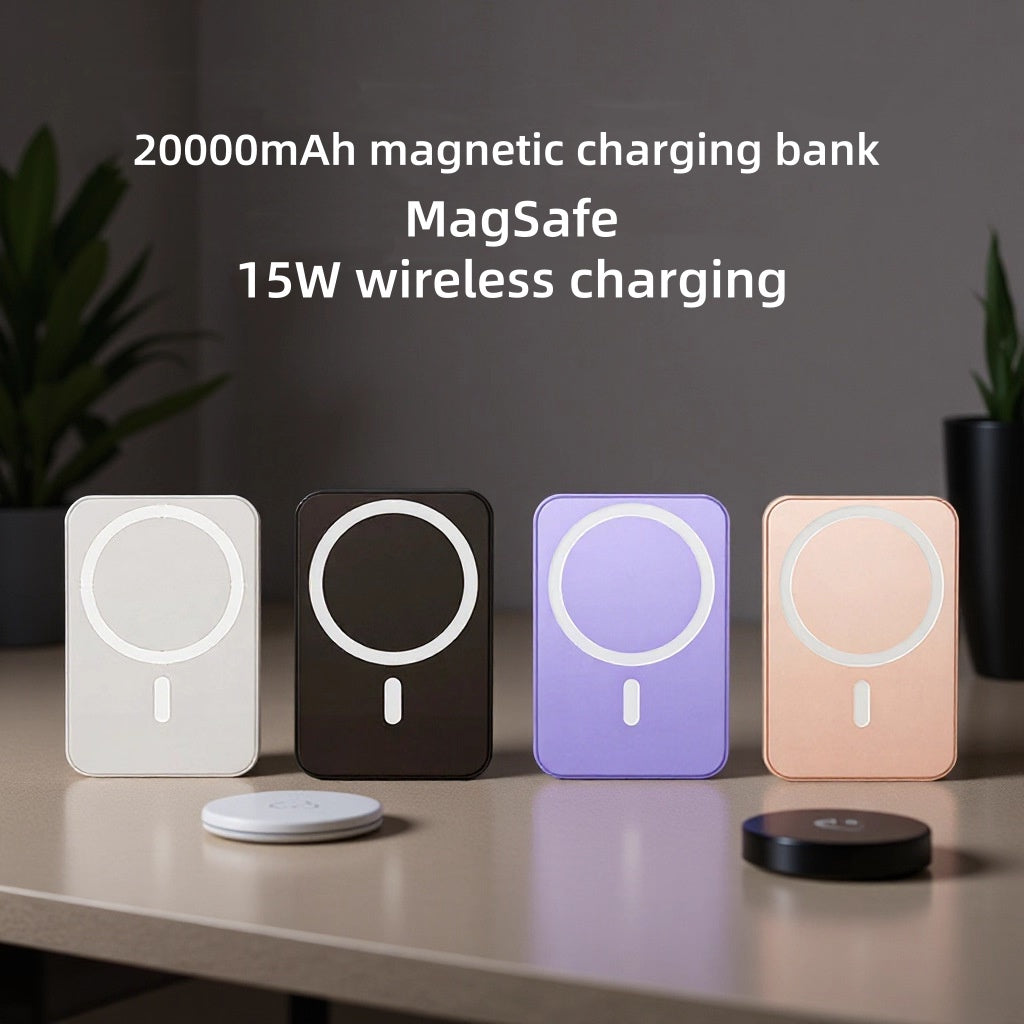 Magnetic Wireless Fast Charging Convenient Mini Clip Magnetic Power Bank