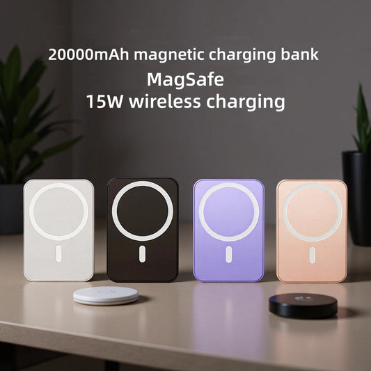 Magnetic Wireless Fast Charging Convenient Mini Clip Magnetic Power Bank