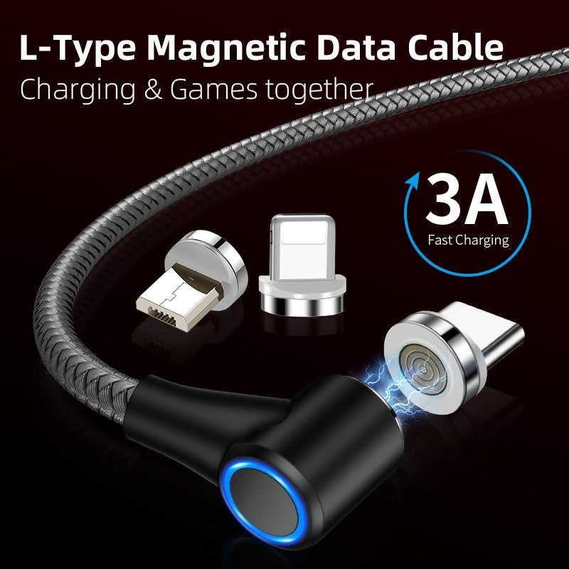 Fast-charging Data Cable Supports 3A5A Magnetic Charging Cables