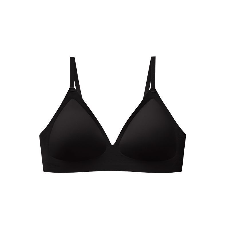 Seamless Invisible Support With A Drooping Underwire Triangle Cup Wrap Style Bra