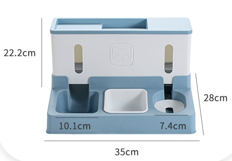 New Model Pet Cat Automatic Water Dispenser Dog Feeder Water Dispenser Combined Dog Pet Supplies