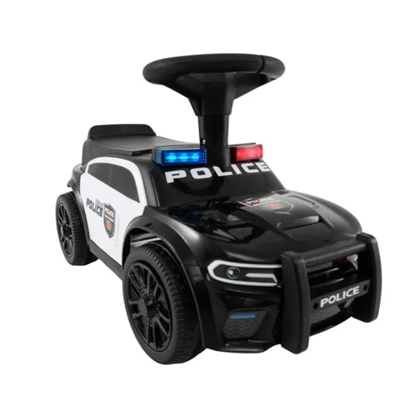 Kids Police Push Car With Flashing Lights & Siren, Perfect Gift For Little Officers 18 Months+