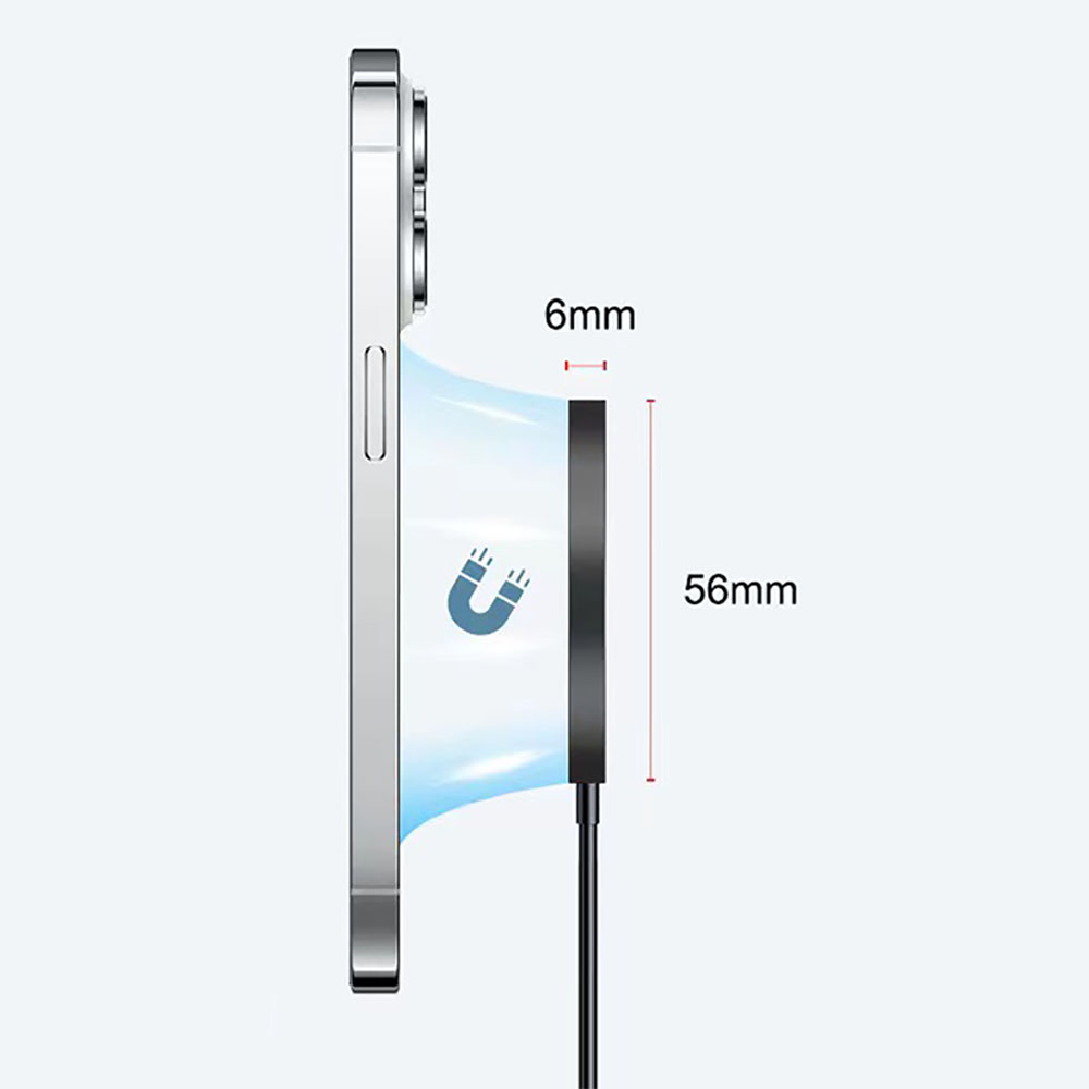 IPhone 17 Pro Pro Max Wireless Charger 15W Magnetic Wireless Fast Charging, Compatible With IPhone 12, 13, 14, 15, 16, And 17 Pro, Pro Max Series Models