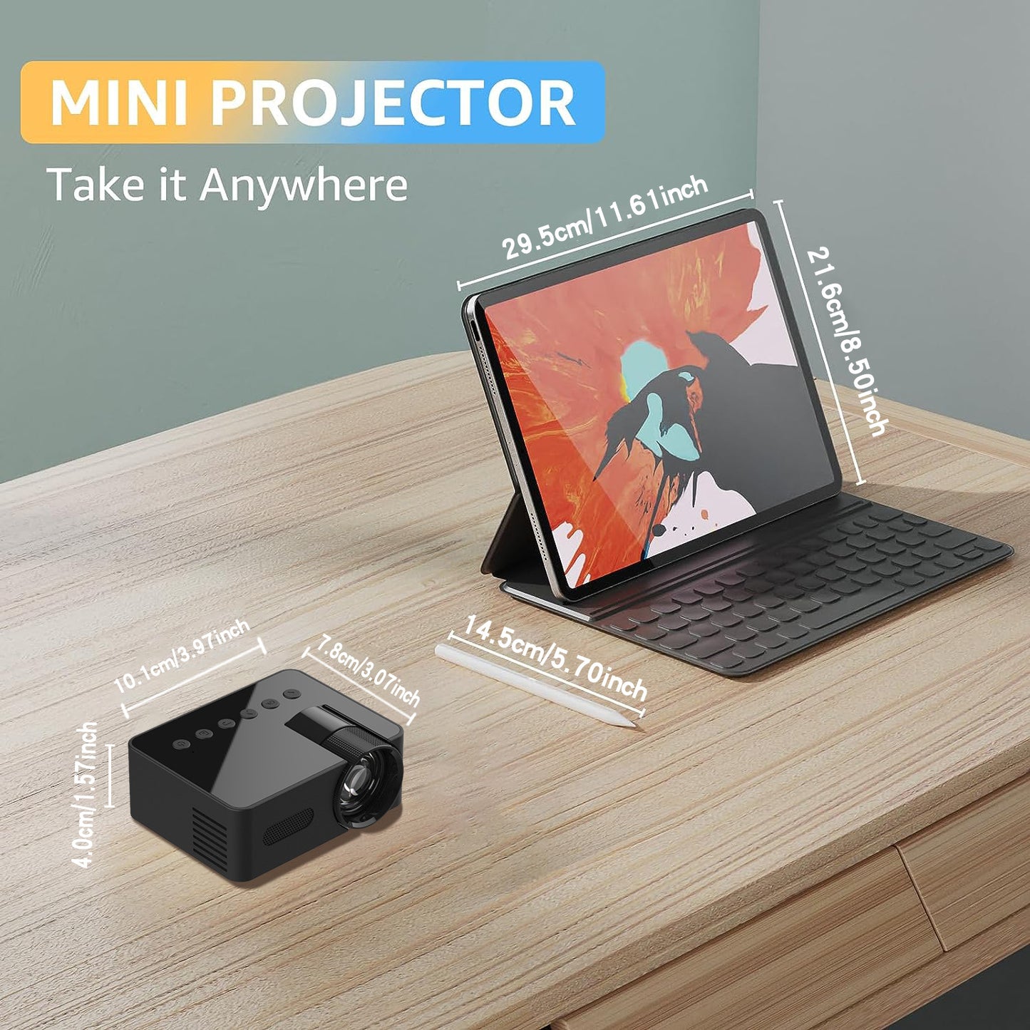 New YT100 Portable Mini Home Projector